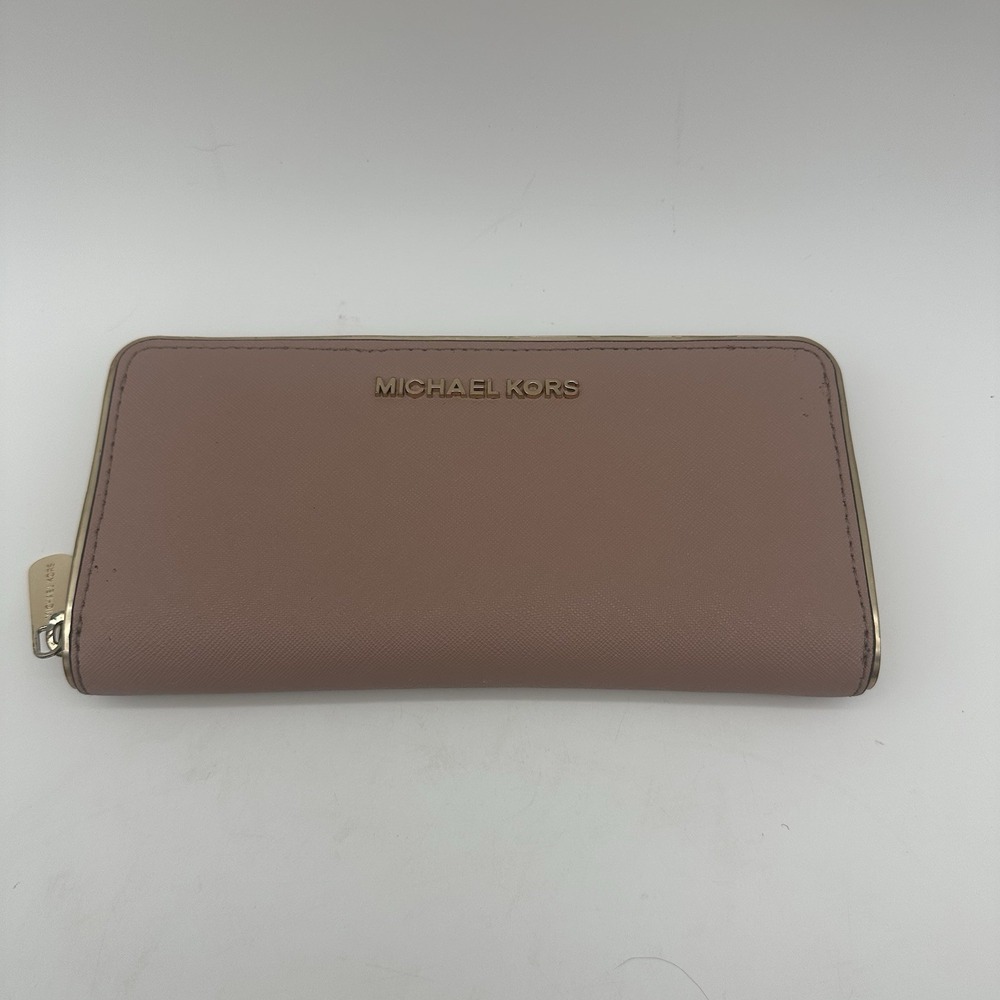 Michael Kors Salmon Pink Women's Wallet With‎ Zipper 8"